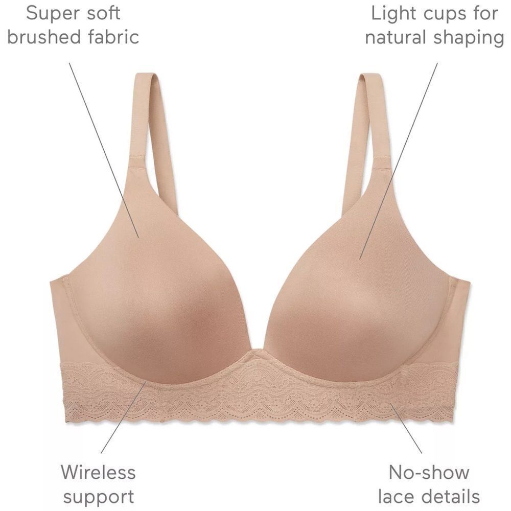WARNER’S Cloud 9 Minimizer Wire-Free Bra 38D - Picture 6 of 7